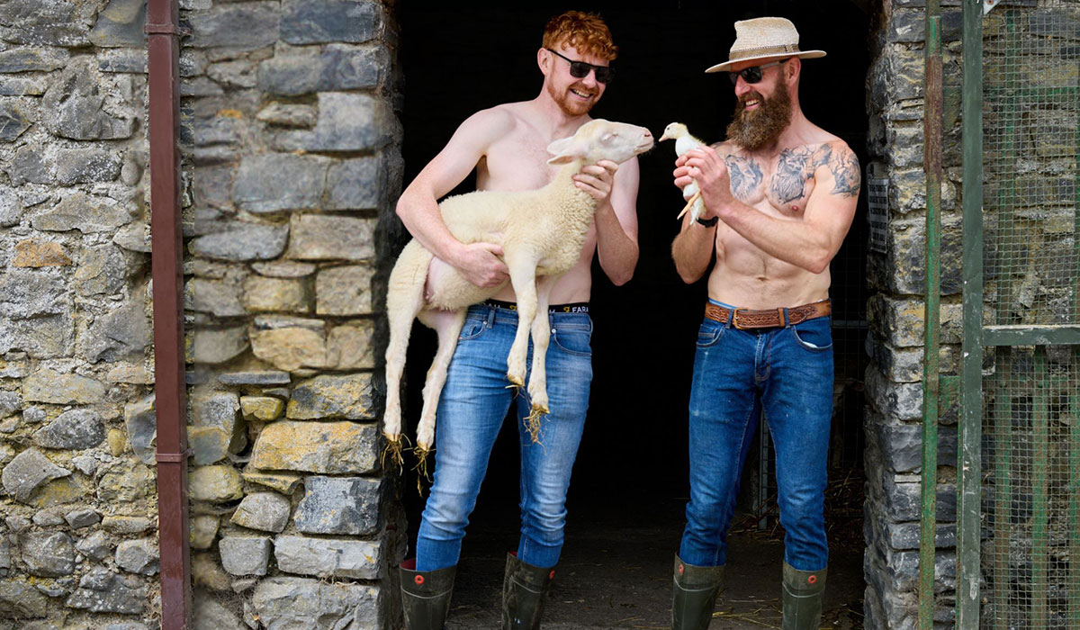 Ploughing ahead! — Irish farmers strip down for 2026 calendar 3 irish farmers 4