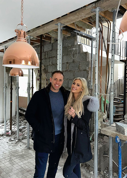 Rosanna Davison with her husband Wesley Quirke