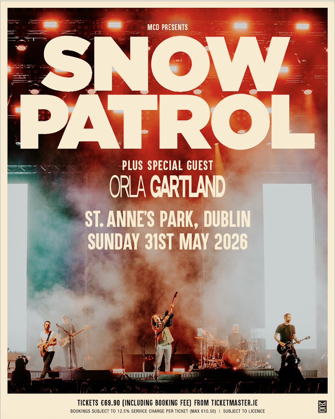 Snow Patrol Outdoor Show 2026