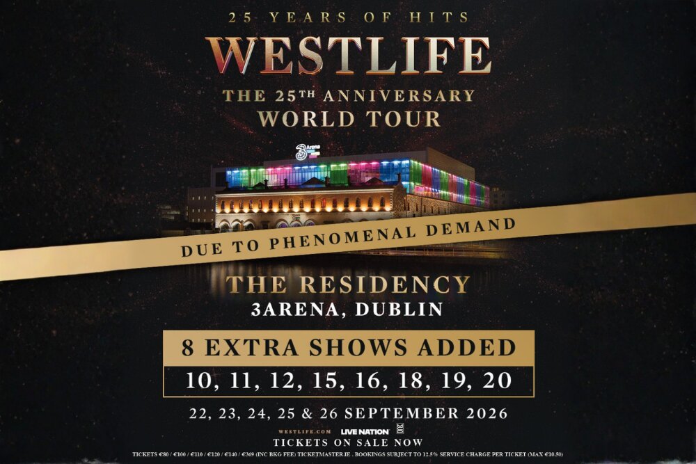 Westlife_8 shows added