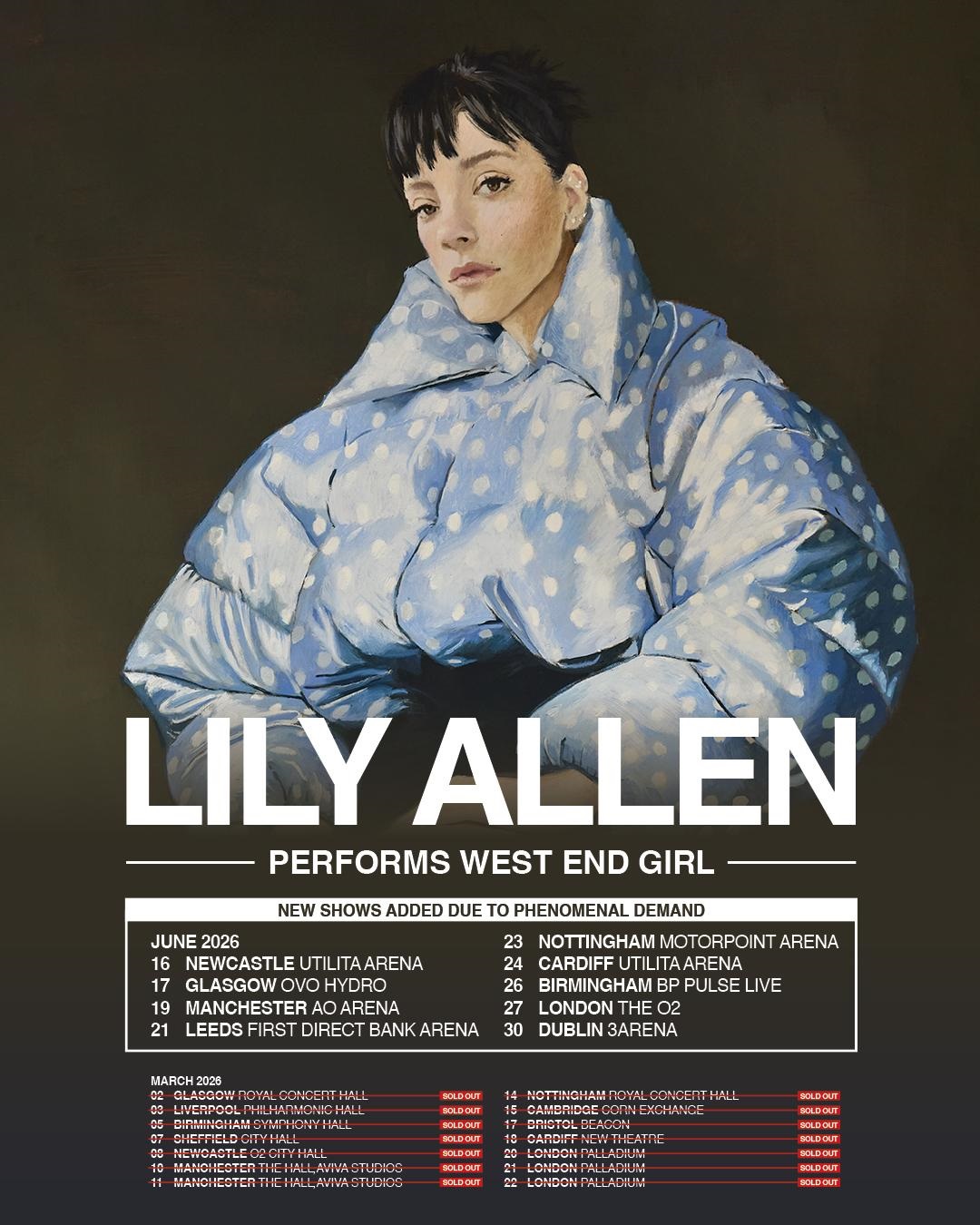 Lily Allen Adds UK And Ireland Dates To Huge Headline Tour 3 Lily Allen Tour Dates