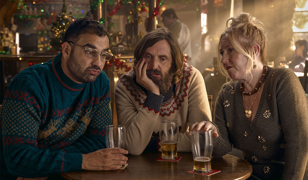 Screengrab taken of the scene in the Waitrose Christmas advert, a four-minute romantic comedy staring actress Keira Knightley and comedian Joe Wilkinson. Pic: Waitrose/PA Wire