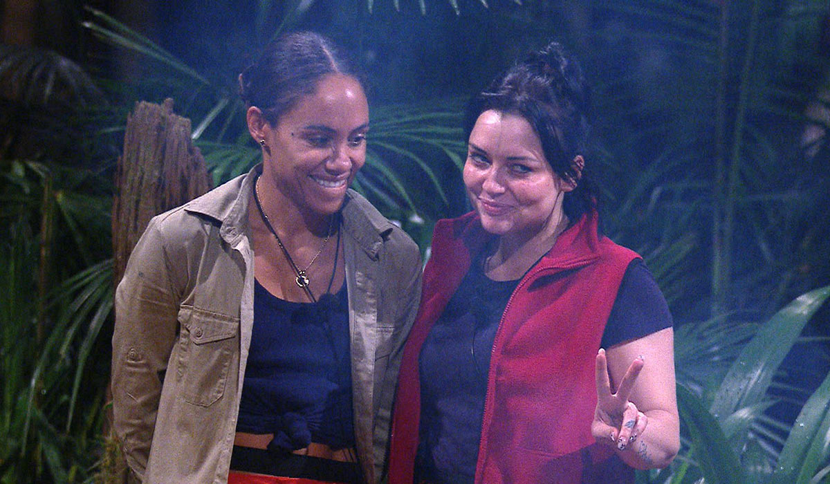 Alex Scott and Shona McGarty. Pic: ITV