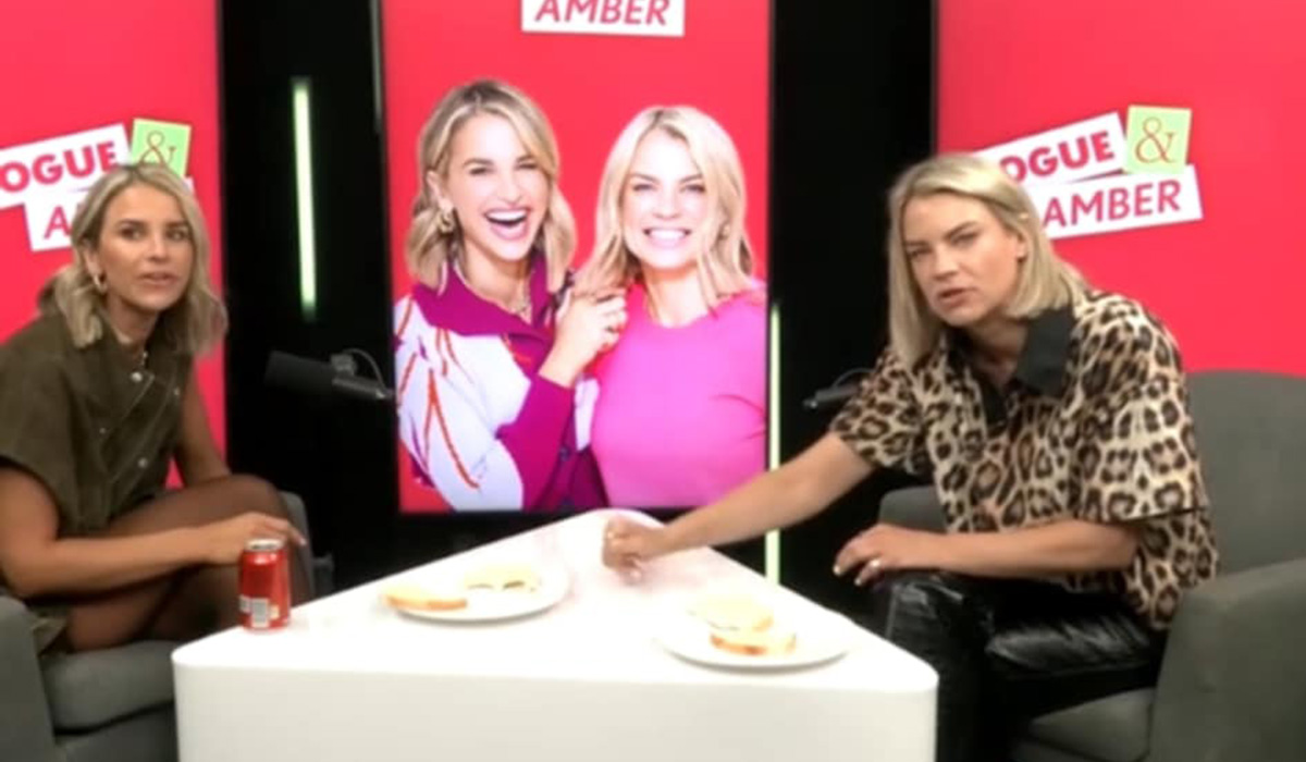 WATCH: Vogue Williams mortified after failed Irish v English taste test 3 Vogue Williams, Amber Wilson
