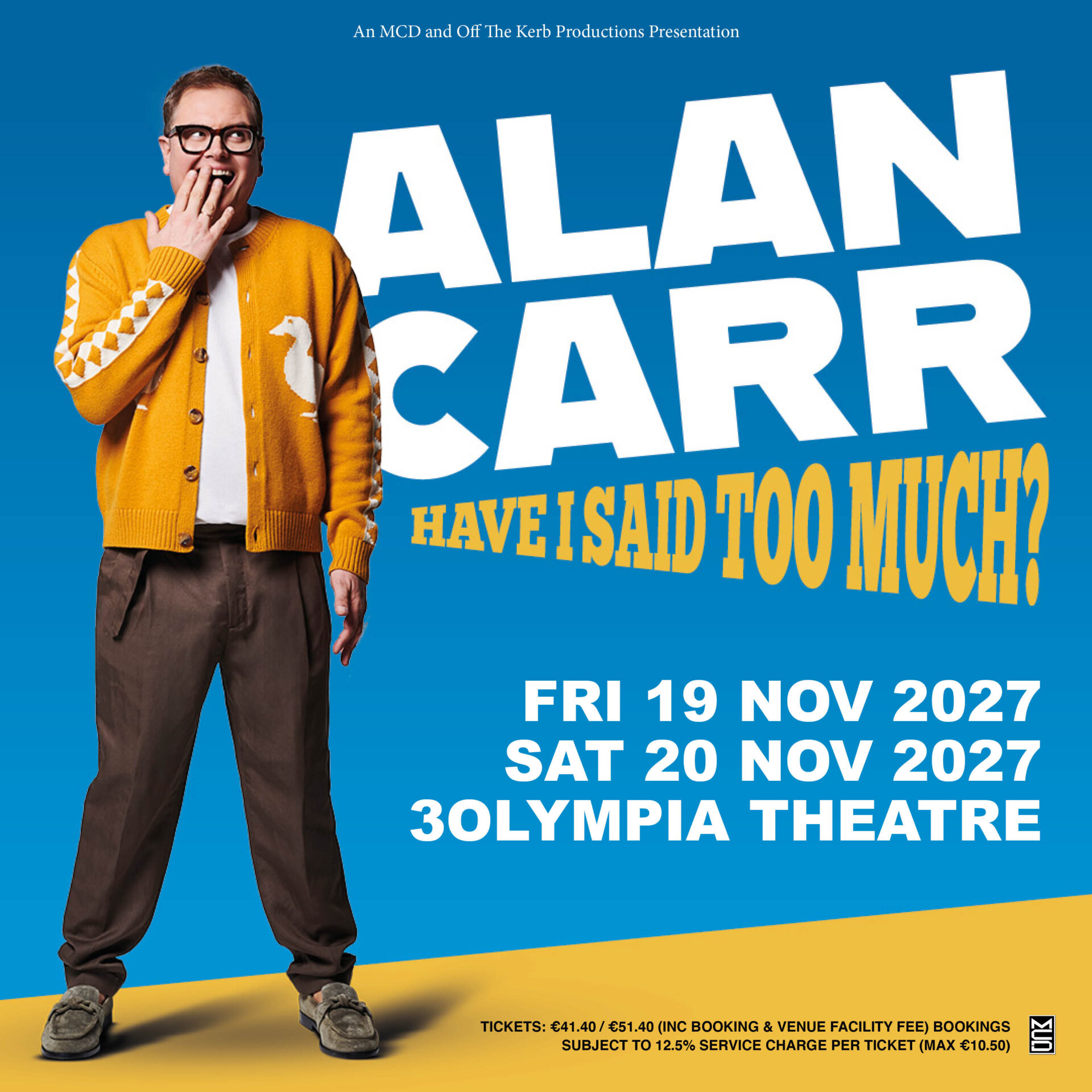 Alan Carr Announces Dublin Shows For 2027 2 ALAN CARR