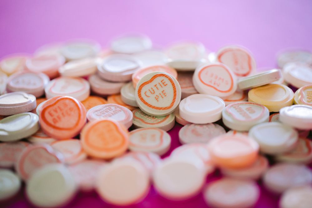 Loveheart sweets