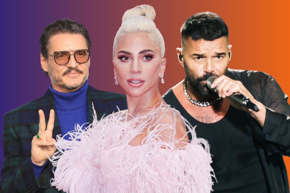 Pedro Pascal, Lady Gaga, Ricky Martin