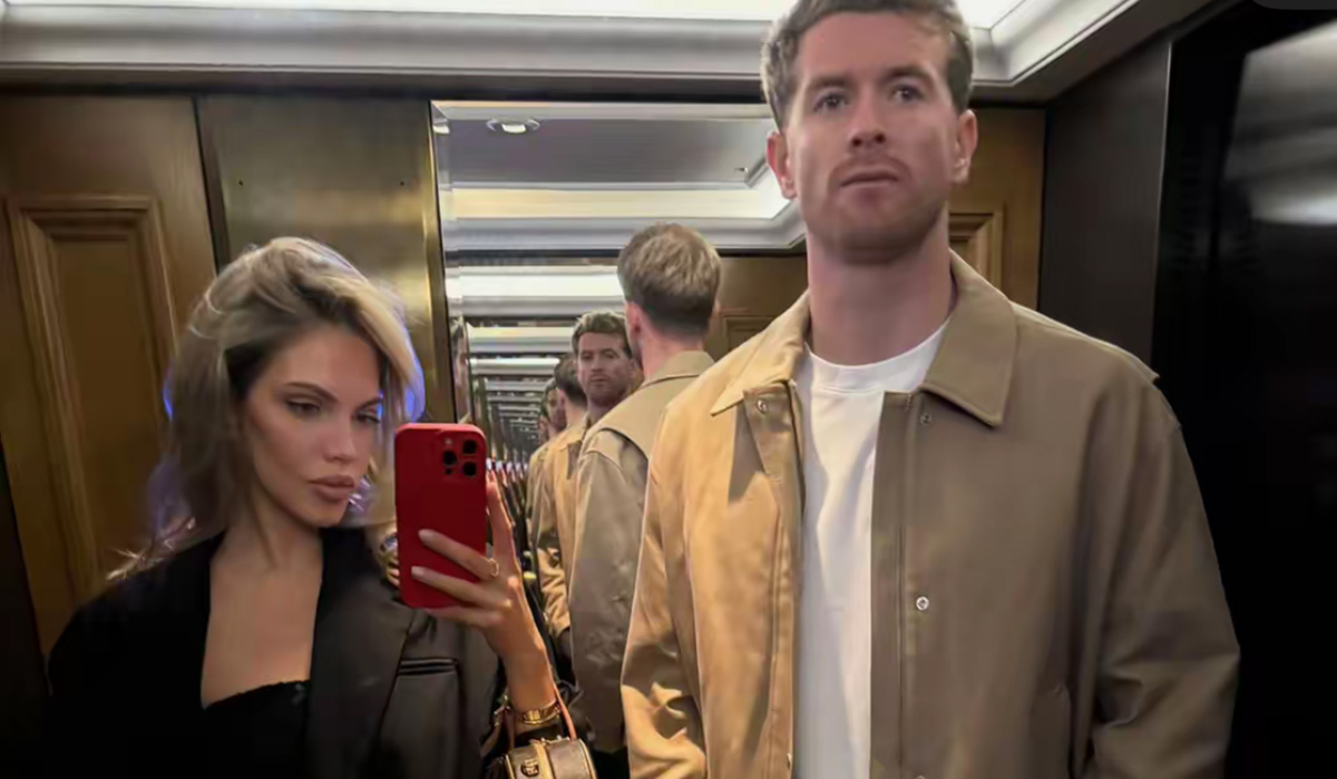 Inside Ireland football star Nathan Collins' life with glam girlfriend Ella 3 Nathan Collins and Ella Howarth Jay. Pic: Ella Howarth Jay/Instagram