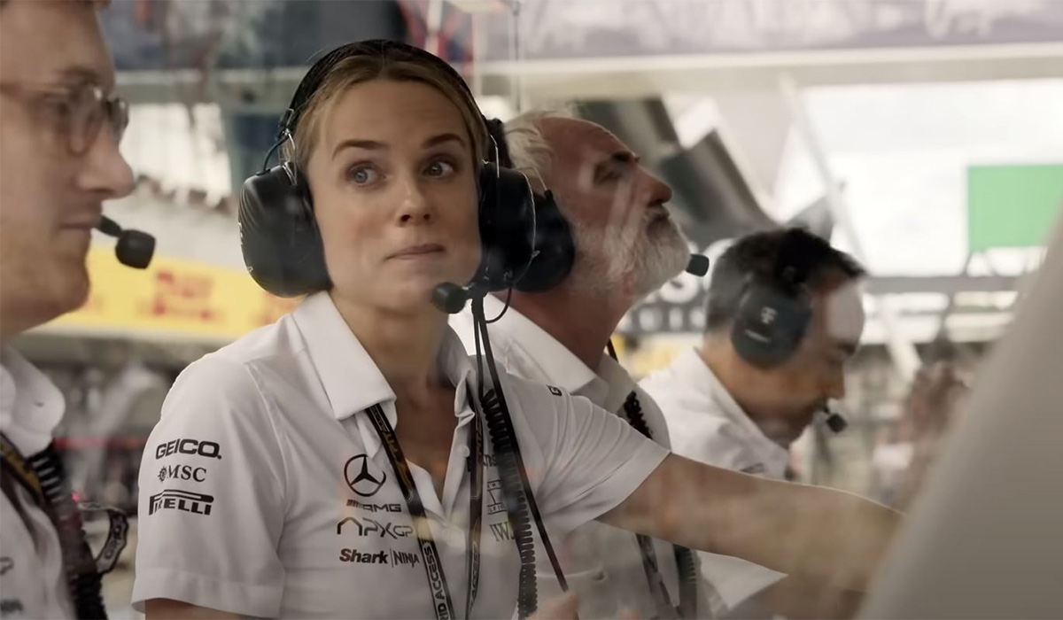 Kerry Condon in F1. Pic: Warner Bros/Apple