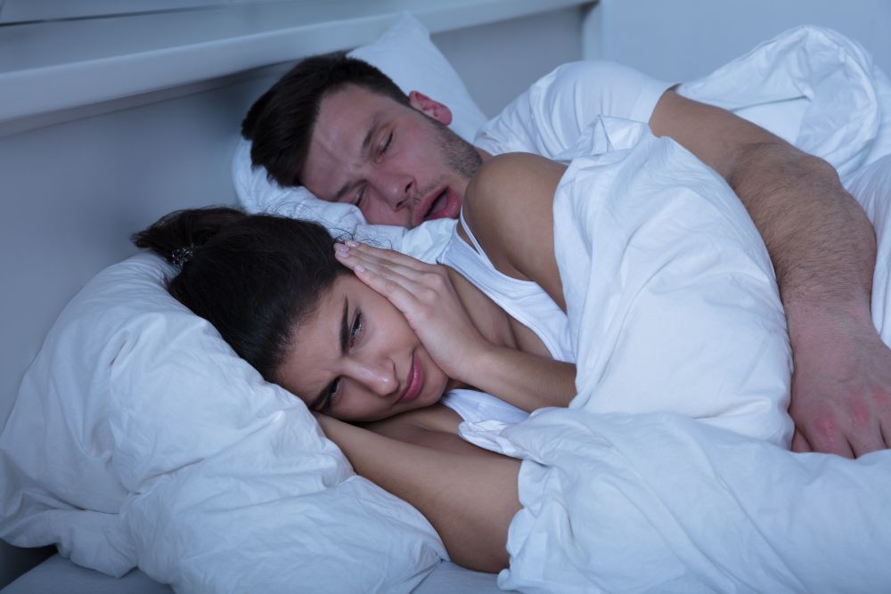Snoring couple