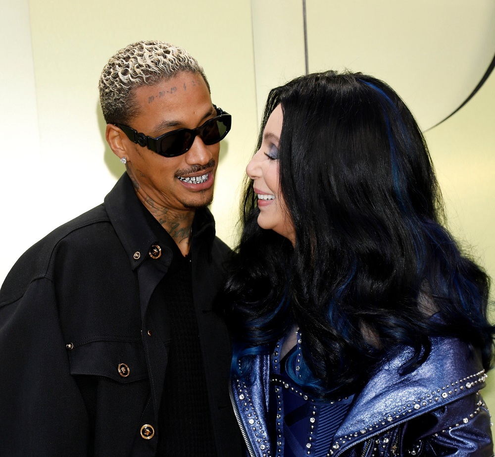 Alexander Edwards And Cher at the Versace FW23 Show, West Hollywood, CA, 2023