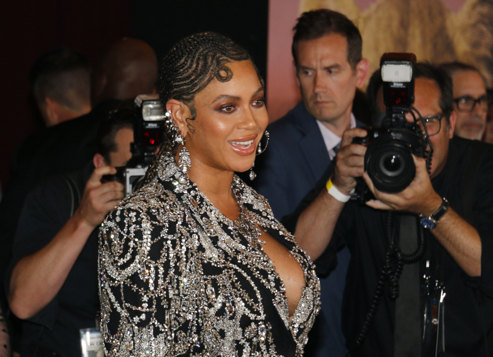 Beyonce attends the World premiere of 'The Lion King' held at the Dolby Theatre in Hollywood on July 9, 2019