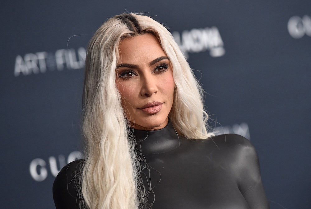 Kim Kardashian arrives for LACMA Arts+ Film Gala 2022 on November 05, 2022 in Los Angeles