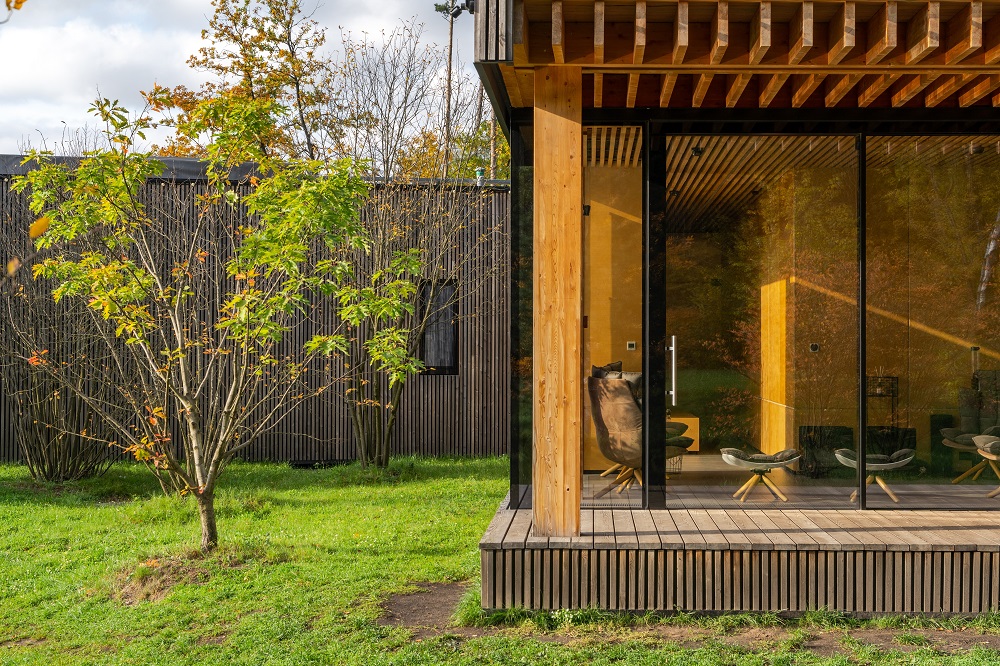 Modular Garden Home with wooden structure