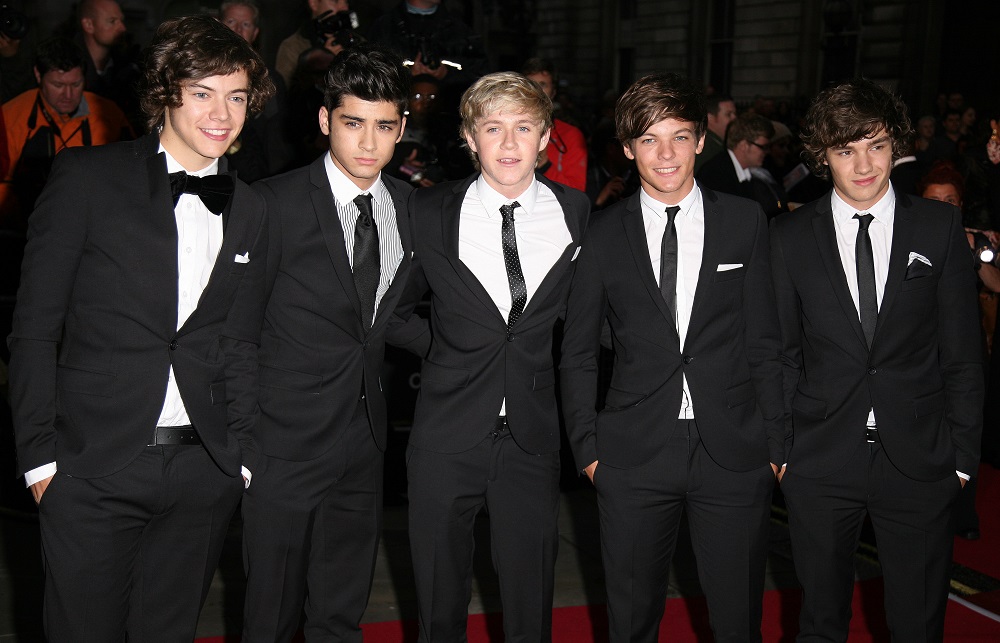 One Direction arriving for the 2011 GQ Awards, Royal Opera House, London