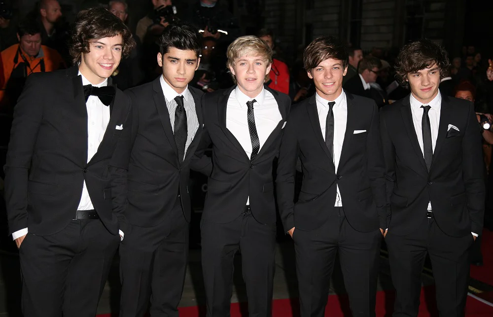 One Direction arriving for the 2011 GQ Awards, Royal Opera House, London