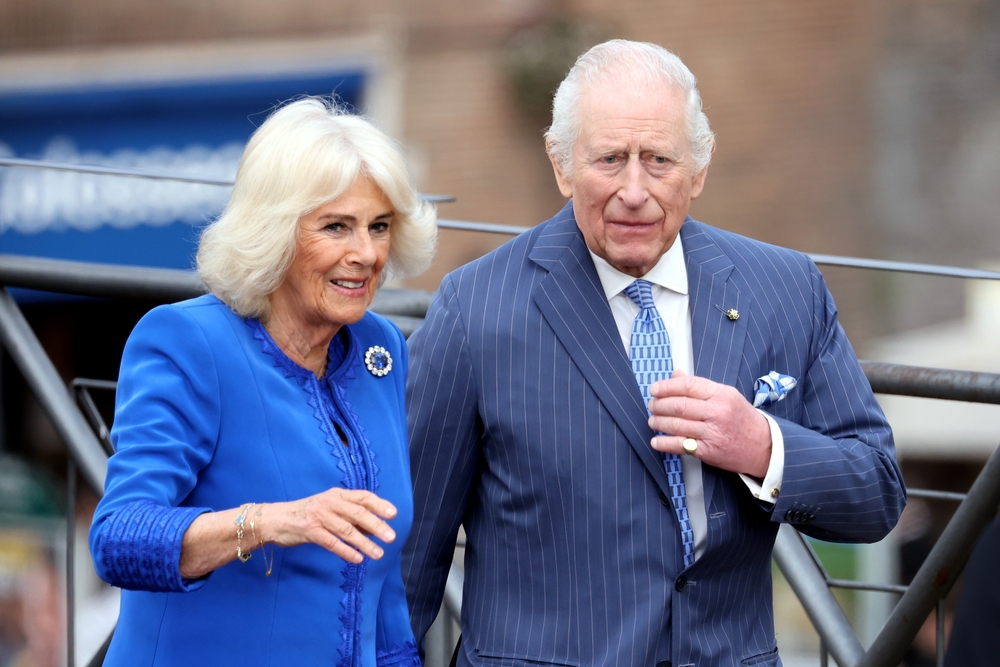 WATCH: Seagull Leaves Mark On King Charles During NI 'State Visit' 3 King Charles and Queen Camilla. Alessia Pierdomenico, Shutterstock