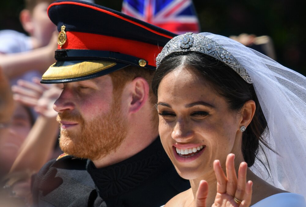 On May 19, 2018 Meghan Markle married Prince Harry at Windsor Castle. B. Lenoir Shutterstock