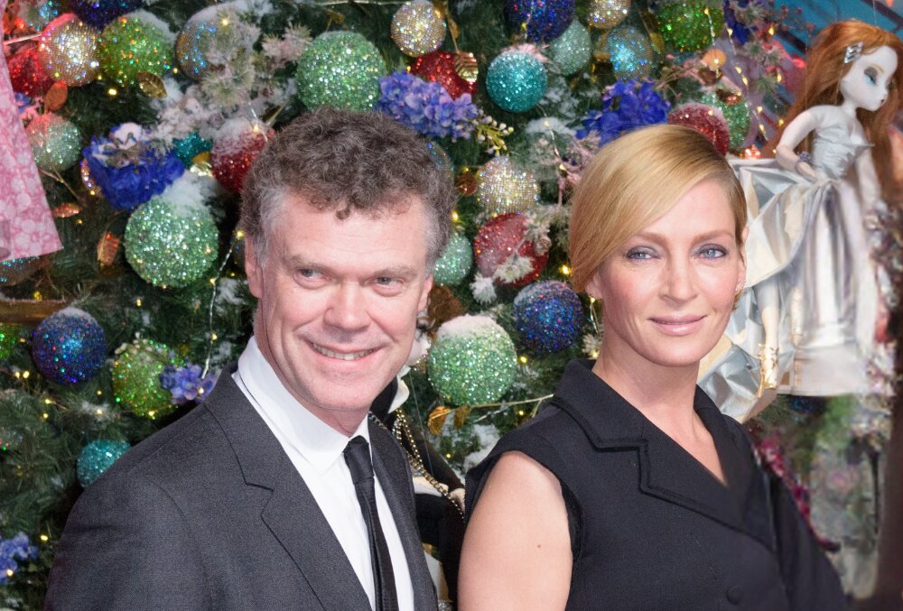 Pierre Denis and Uma Thurman pictured together. Frederic Legrand COMEO, Shutterstock