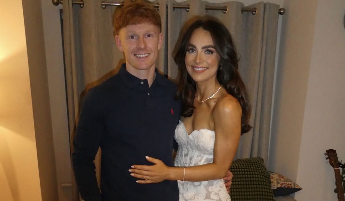 Kayleigh Trappe with her fiancé Tom Carmody. Pic: Instagram/Kayleigh Trappe