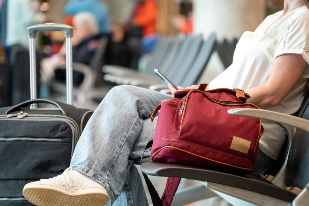 Waiting for flight