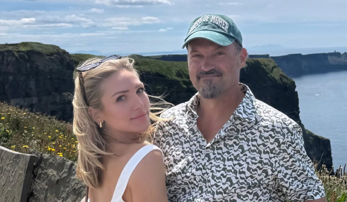 Brian Austin Green and Sharna Burgess in Ireland. Pic: Sharna Burgess / Instagram