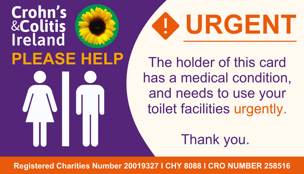 No Wait Card Awareness Day shines a light on the fight for toilet access in Ireland 4 CCI No Wait Card Front Image