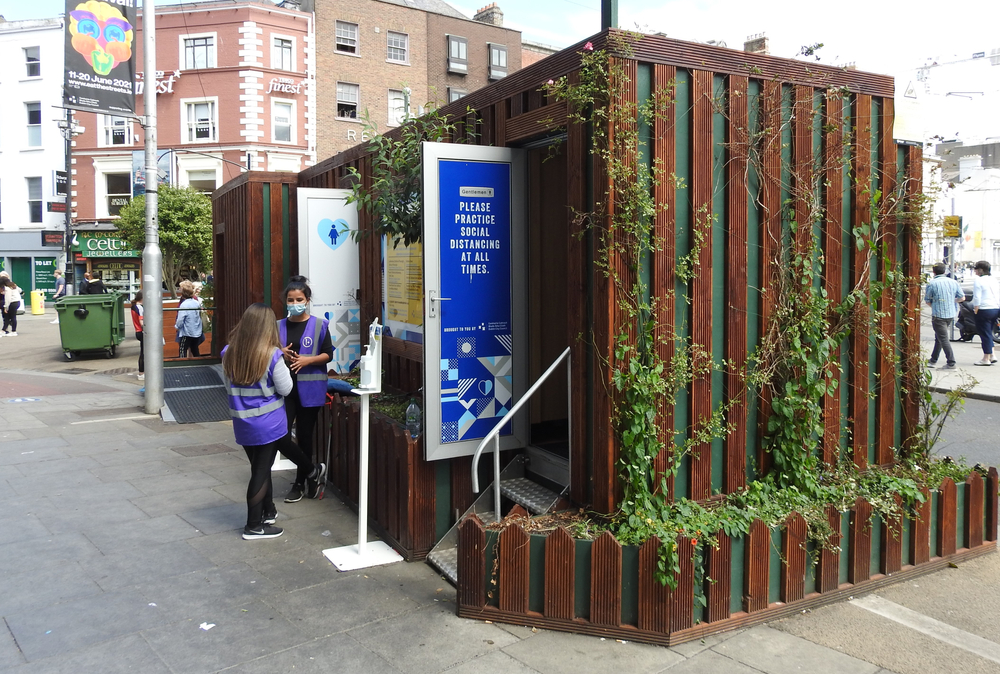 No Wait Card Awareness Day shines a light on the fight for toilet access in Ireland 5 Public bathroom, Stephen's Green, Dublin, Ireland. Derick P. Hudson, Shutterstock