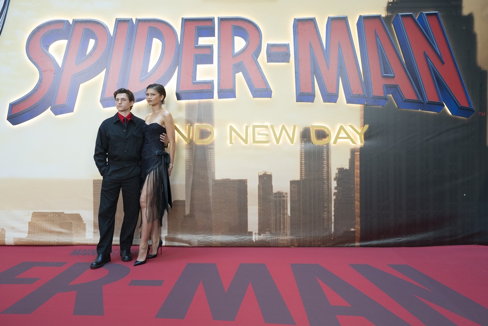 Zendaya Praises Tom Holland's Work Ethic: 'He Always Gives So Much' 4 Tom Holland and Zendaya attend the Spider-Man Brand New Day photocall. Oscar Gonzalez Fuentes, Shutterstock