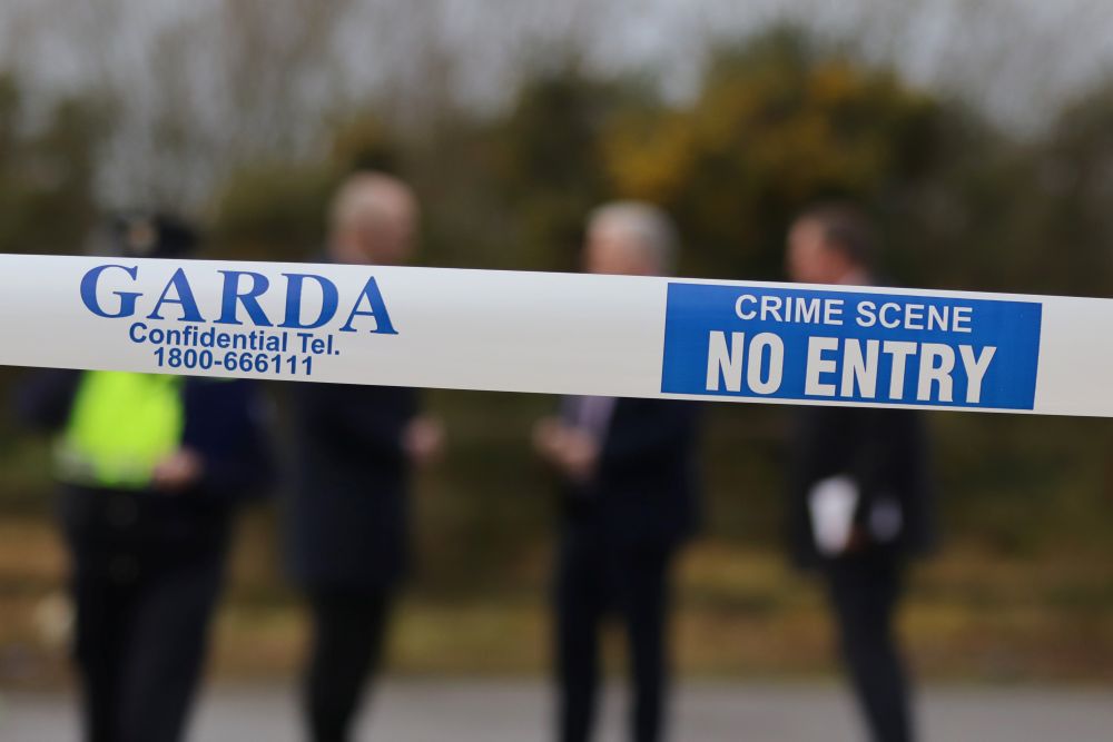Garda crime scene