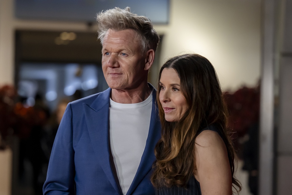 Gordon Ramsay is married to TV broadcaster and author Tana Ramsay. Photo credit: Motorsport Photography F1, Shutterstock