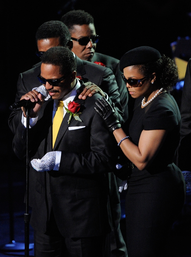 Paris Jackson Recalls Speaking At Her Dad's Memorial Service At 11 4 Marlon Jackson, Janet Jackson in attendance for Michael Jackson Public Memorial Service - Inside, Staples Center, Los Angeles, CA July 7, 2009. Photo credit: Everett Collection, Shutterstock