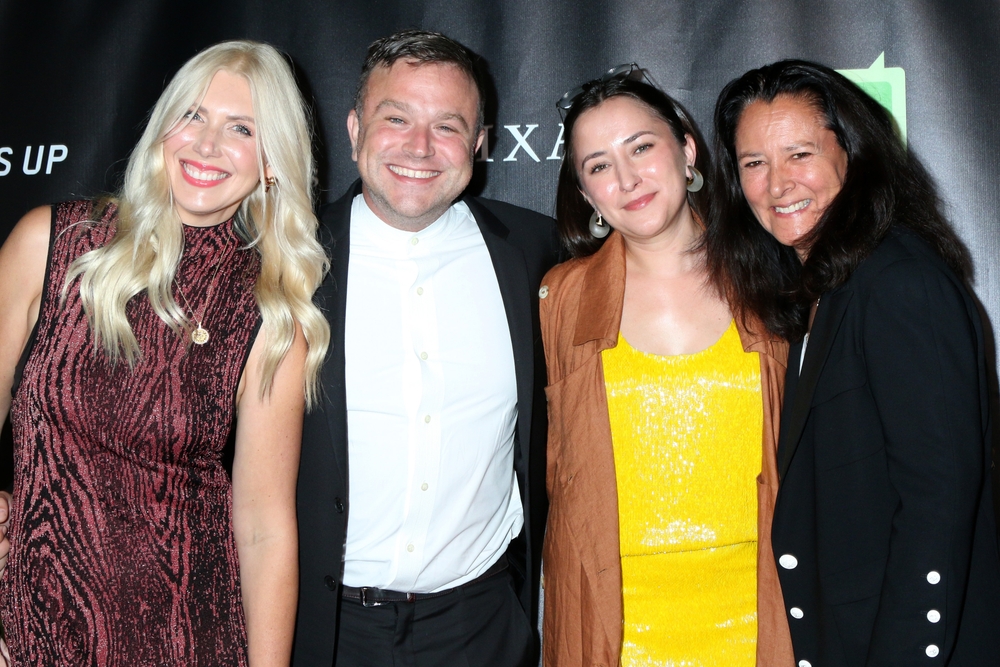  Olivia June, Zak Williams, Zelda Williams, Marsha Garces Williams. Photo credit: Shutterstock