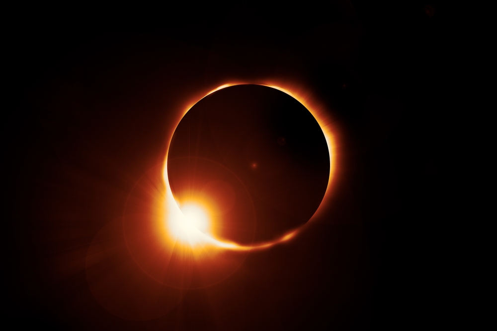 Total eclipse. Image credit: Shutterstock