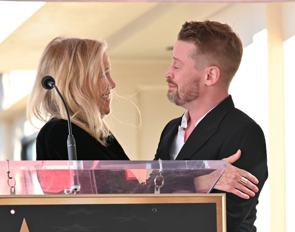 Catherine O'Hara's On-Screen Kids Pay Emotional Tribute: 'She Was Our Mama' 7 Catherine O'Hara presents Hollywood Walk Of Fame star to Macaulay Culkin, 2023. Photo credit: Featureflash Photo Agency, Shutterstock