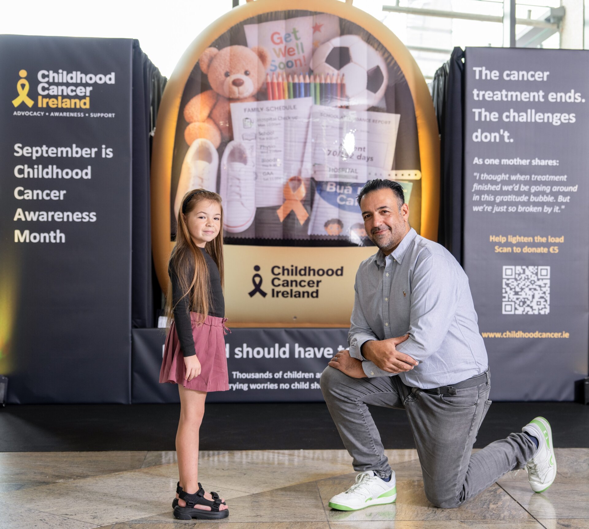 Childhood Cancer Ireland &ndash; Things We Still Carry &ndash; CCI's Alex Petrilli & Ruby Shannon2