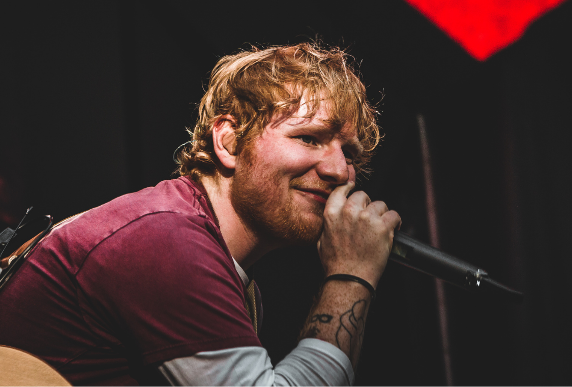 Ed Sheeran. Photo credit: Miguel Angel Lopez Rojas, Shutterstock