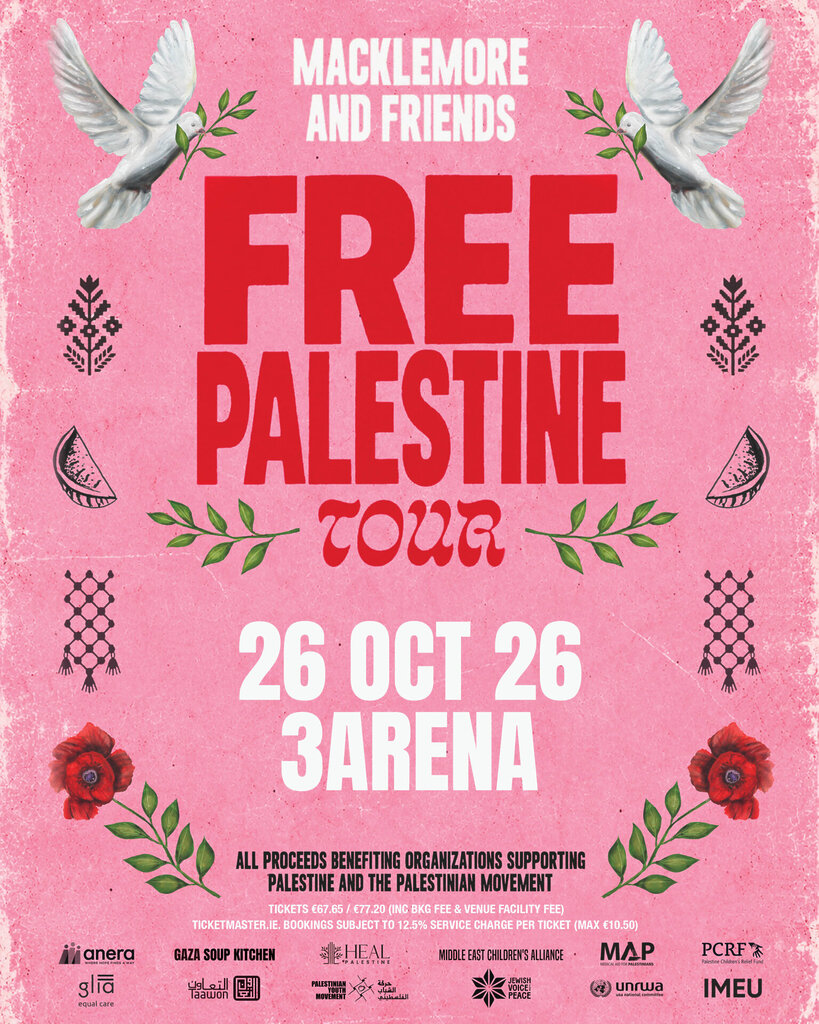 Macklemore Announces Irish Date on 'Free Palestine Tour' 5 MACKLEMORE 4x5 1