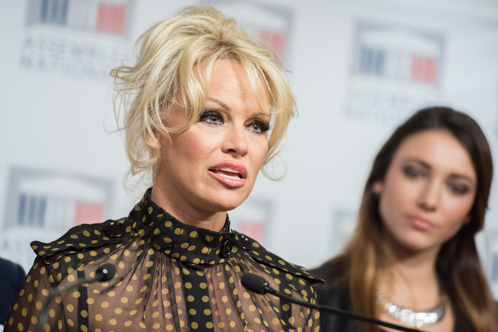 Pamela Anderson. Photo credit: Frederic Legrand COMEO, Shutterstock