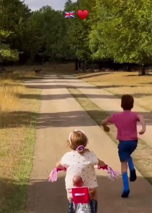 Meghan Markle shares first look at life in the UK with the children 4 Pic: Meghan Markle/Instagram