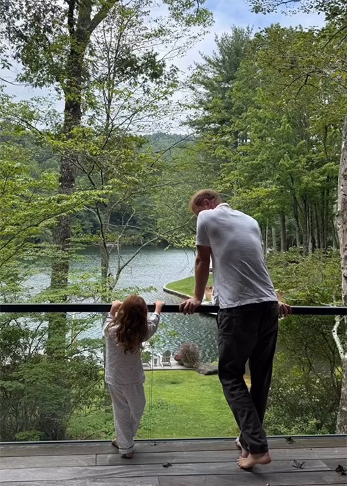 Meghan shares sweet new photos of the kids as she pays gushing birthday tribute to Harry 6 Prince Harry with his daughter, Lilibet. Pic: Meghan Markle/Instagram