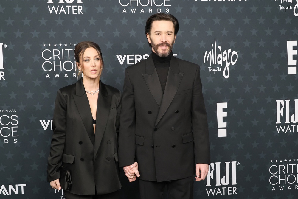 Kaley Cuoco Pays Touching Tribute To Father Of Newborn Baby: ‘Life Exploded The Moment We Met’ 5 Kaley Cuoco pictured with partner Tom Pelphrey. Photo credit: Joe Seer, Shutterstock