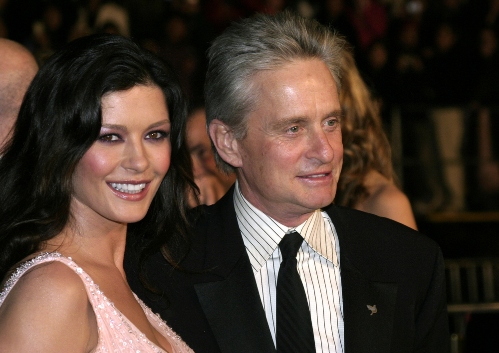 Michael Douglas: 'I'm Not A Sex Addict' 5 Michael Douglas with wife Catherine Zeta Jones 2004. Photo credit Tinseltown Shutterstock