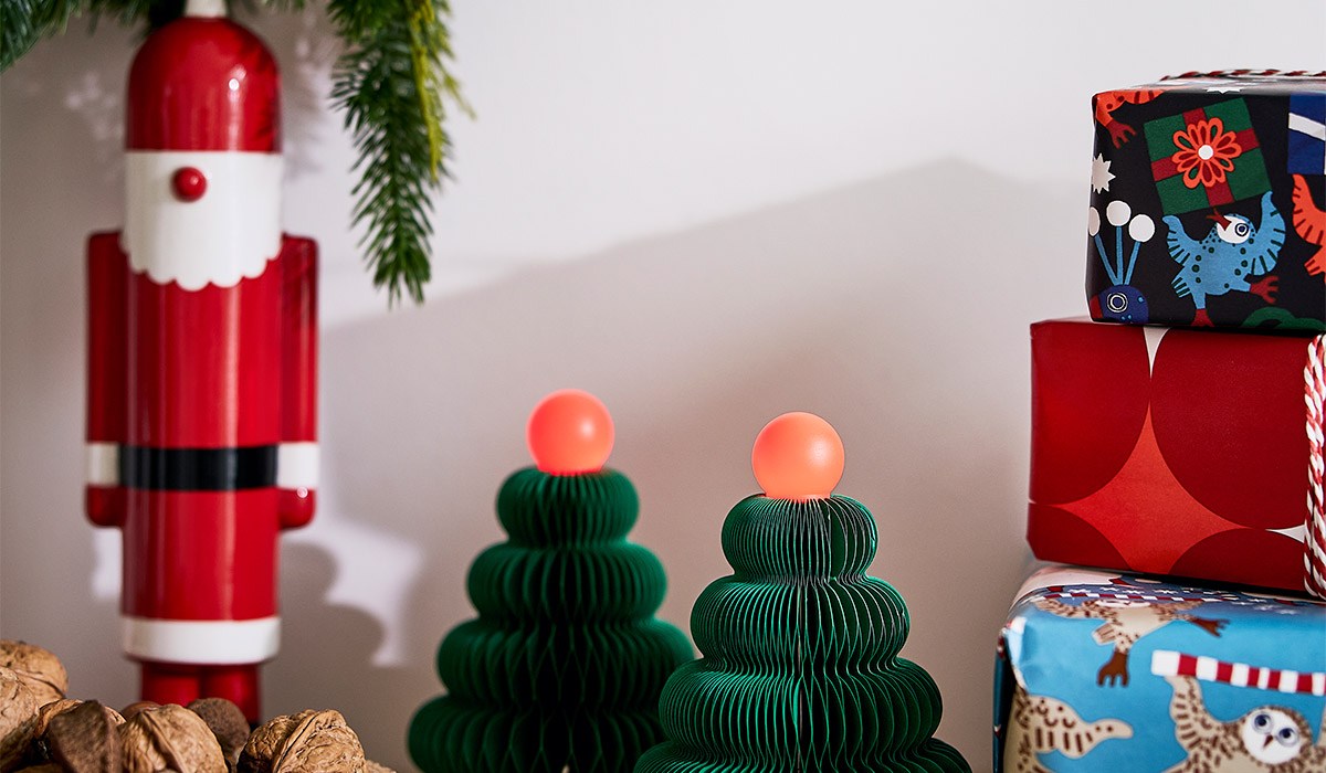 STRÅLA LED table decoration, battery-operated/tree green, €12. Pic: IKEA