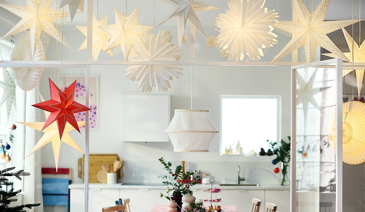 STRÅLA STARS, Cord set, white, 4 m, €9. Pic: IKEA