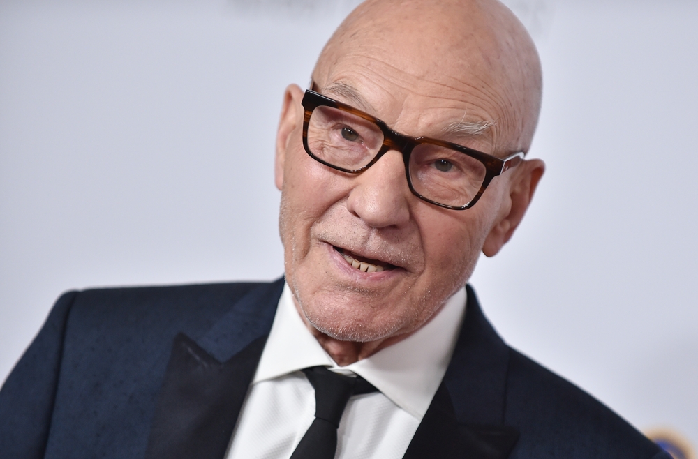 Patrick Stewart. Editorial credit: DFree, Shutterstock