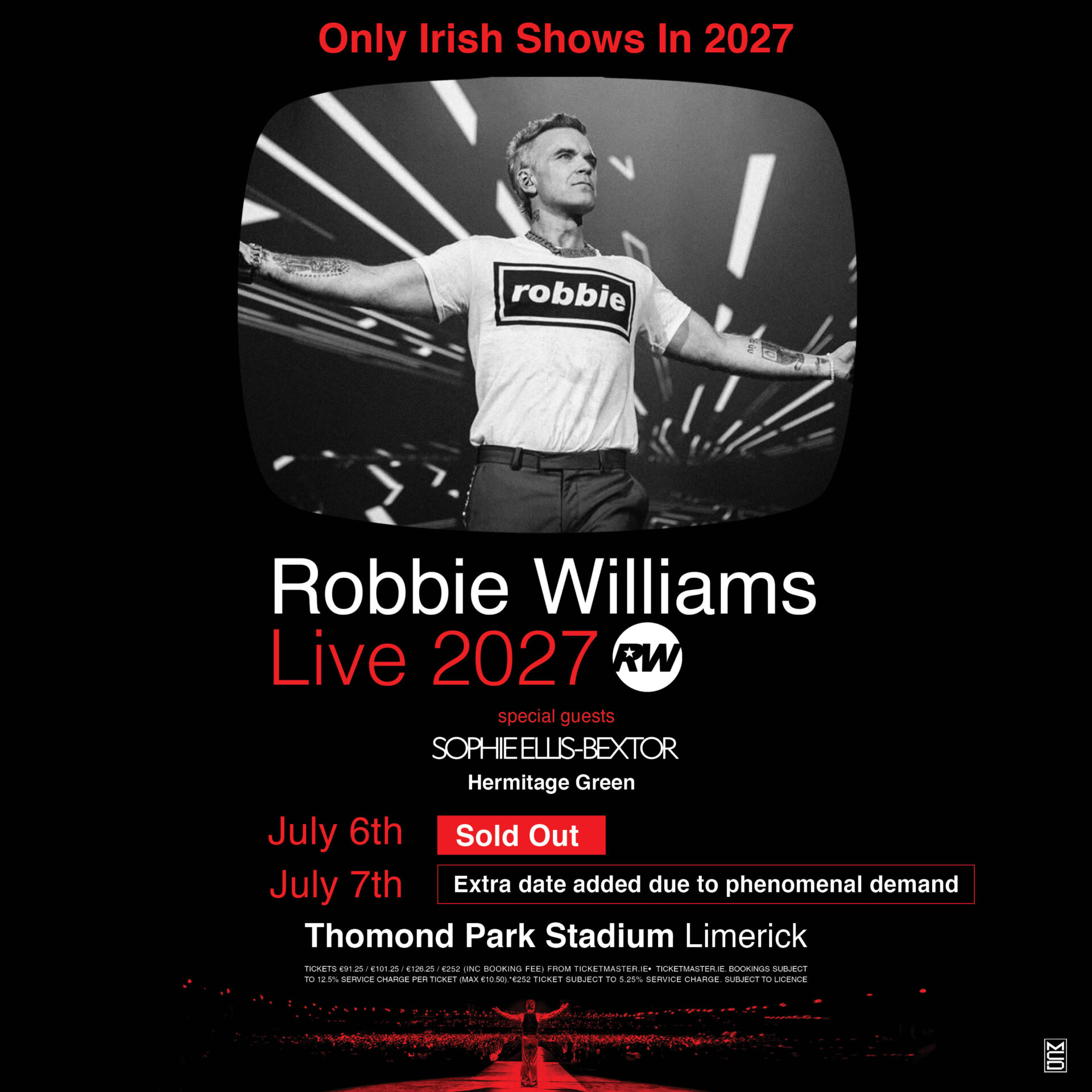 ROBBIE WILLIAMS SUPP