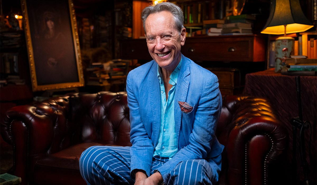 The Celebrity Traitors, Richard E Grant. Pic: BBC/Platform Media/James Green