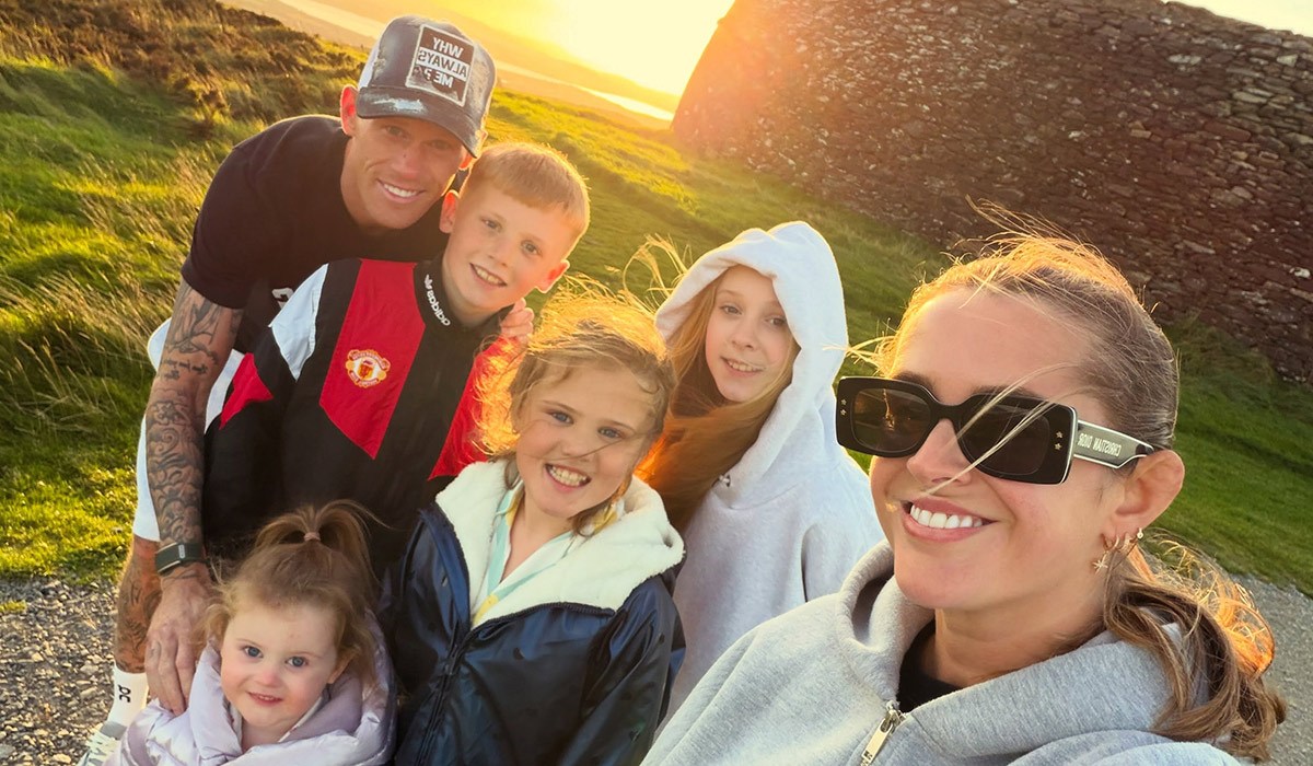 James and Erin McClean with their children. Pic: Erin McClean/Instagram