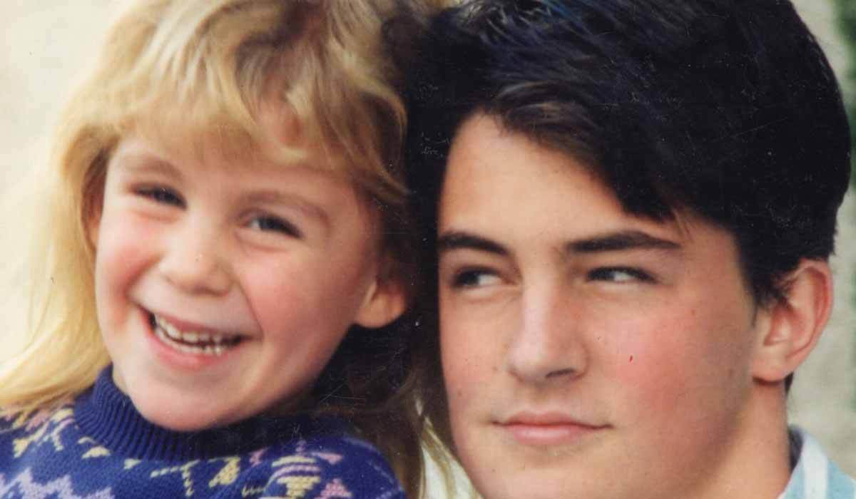 Matthew Perry with his sister Mia. Pic: Mia Perry Bowick Instagram 